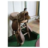 Vintage Sadal & Stool