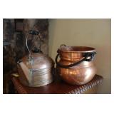 Brass Pot & Tea Kettle