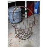 Large Wire Basket Planter