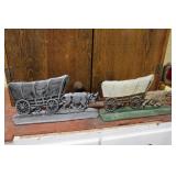 Cast Iron Covered Wagon Door Stops