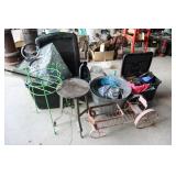 Planters, Milking Stool, & Misc.