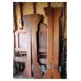 Walnut and Jenny Lind Bed Parts