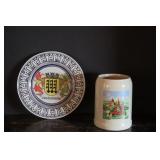 Mug & German Collector Plate
