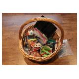 Basket of Office Supplies