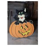 Wood Hanging Halloween Decoration