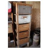 Wood File Storage Boxes & Files