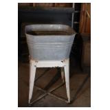 Square Wash Tub w/ Stand
