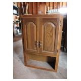 Oak Bathroom Wall Cupboard
