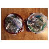 Totes full of Assorted Power Cords