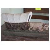 Cast iron Covered Wagon Door Stop