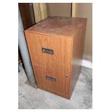 Metal Two Drawer File Cabinet