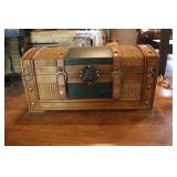 Wood Chest w/ Children