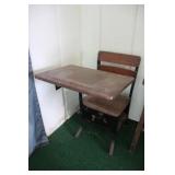 Vintage School Desk