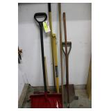 Shovels, Squeegee, Window Cleaner, Etc.