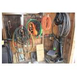 Extension Cords, Lawn Sprinklers, & Garden Hose