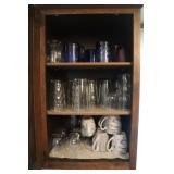 Drink Ware in Cabinet