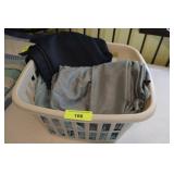 Drapes in Clothes Basket