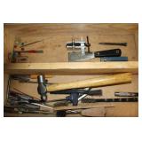 Hole Punch, Hammer, & Steel Brushes.