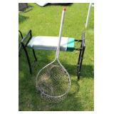 Fishing Net & Folding Bench
