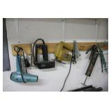 Grease Gun. Dryer, & Power Tools