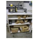 8" x 12" Mini Wood Working Lathe & Shelf