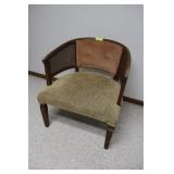 Barrel Back Cane Chair