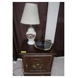 Night Stand, Lamp & Clock