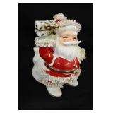 Vintage Napco Spaghetti Santa Claus Planter