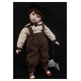 Franklin Heirloom Dolls Coca Cola Danny