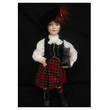 1990 Lenox Porcelain Scottish Doll