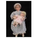 14" Lucy Hayes Madame Alexander Porcelain Doll