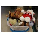Large Lot of Stuffed Animals