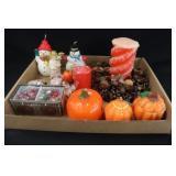 Vintage & New Holiday Candles