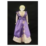 22" Blonde Low Brow China Doll