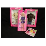 Vintage Barbie, Skipper & Ken NIB Outfits
