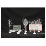 Department 56 Trees & Lamp posts