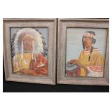 1950s Framed Paint by Numbers Art