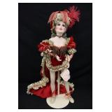 20" Mardi Gras Lady by Maryse Nicole Collection