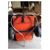 Metal Heart Lawn Decoration