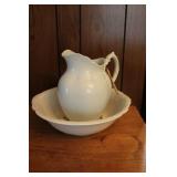 Alfred Meikin Porcelain Pitcher & Bowl