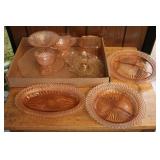 Pink Depression Glassware