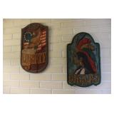 Liberty & Cigar 19" Wall Hangings