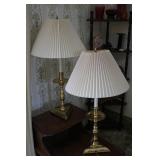 MCM Brass Table Lamps