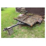 50" x 72" Sing Axle Tilt Bed Trailer