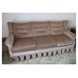 79" Mauve 3 Cushion Sofa