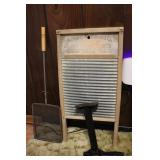 Wash Board, Popcorn Popper & Show Lath