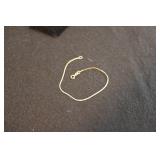 14K Gold Herringbone Bracelet