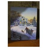 Lighted Christmas Wall Art