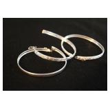 Sterlig Silver Bangles