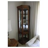 Lighted 2 Door Curio Cabinet